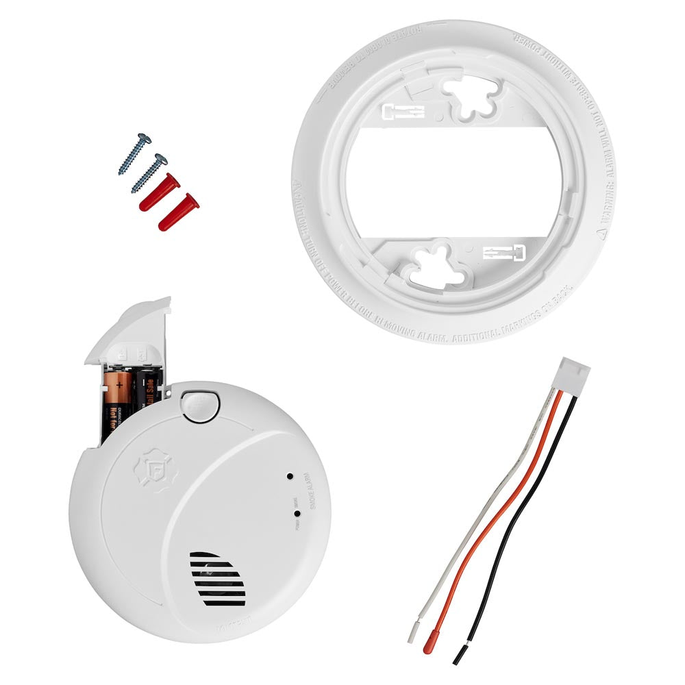 BRK SM100V-AC Hardwire Smoke Alarm w/ Battery Backup and Voice Alerts