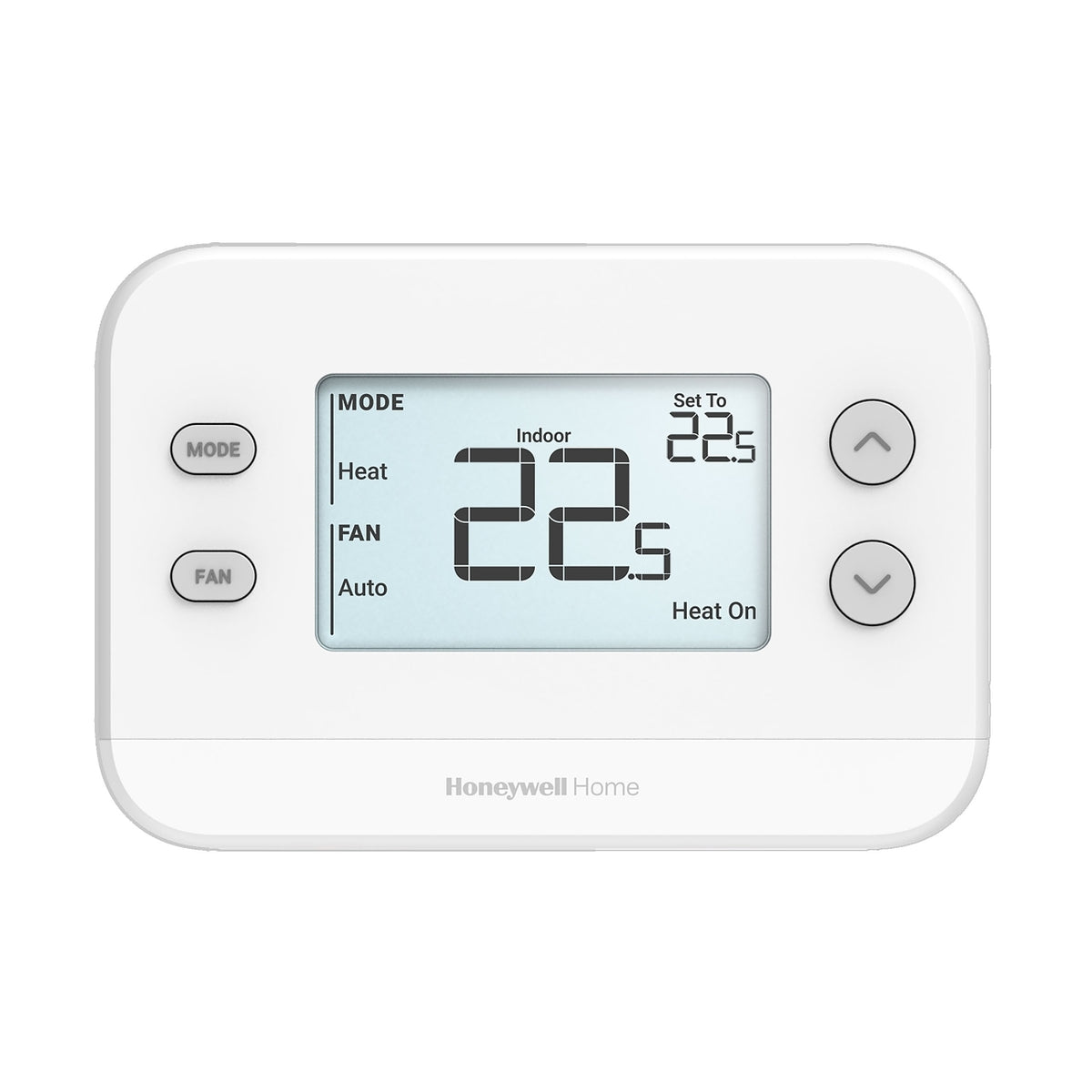 Honeywell Home TH1210U4001 FocusPRO N100 Non-Programmable Thermostat – 2H/1C Heat Pump or 1H/1C Conventional, Large Display, UWP Wall Plate